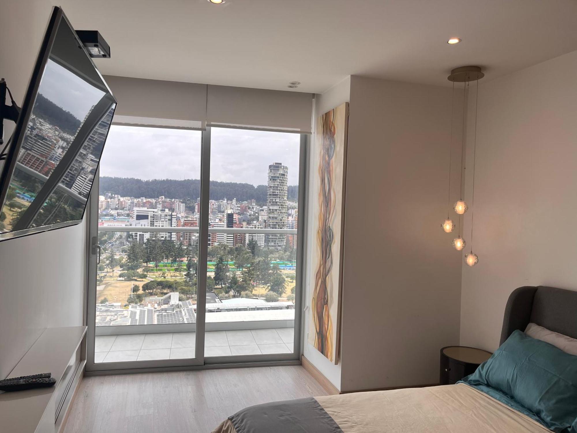 Suite Apartameto 1606 Espectacular Vista La Carolina, Piso 16 One - Quito Exteriör bild